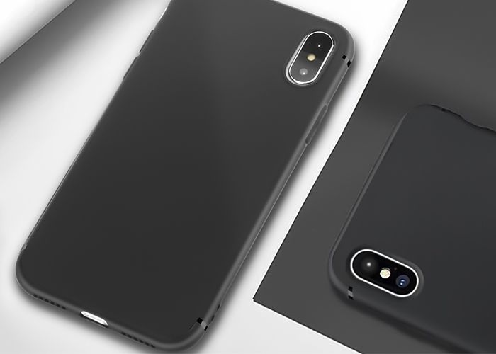 Etui Alogy silikon czarny slim case apple iphone x