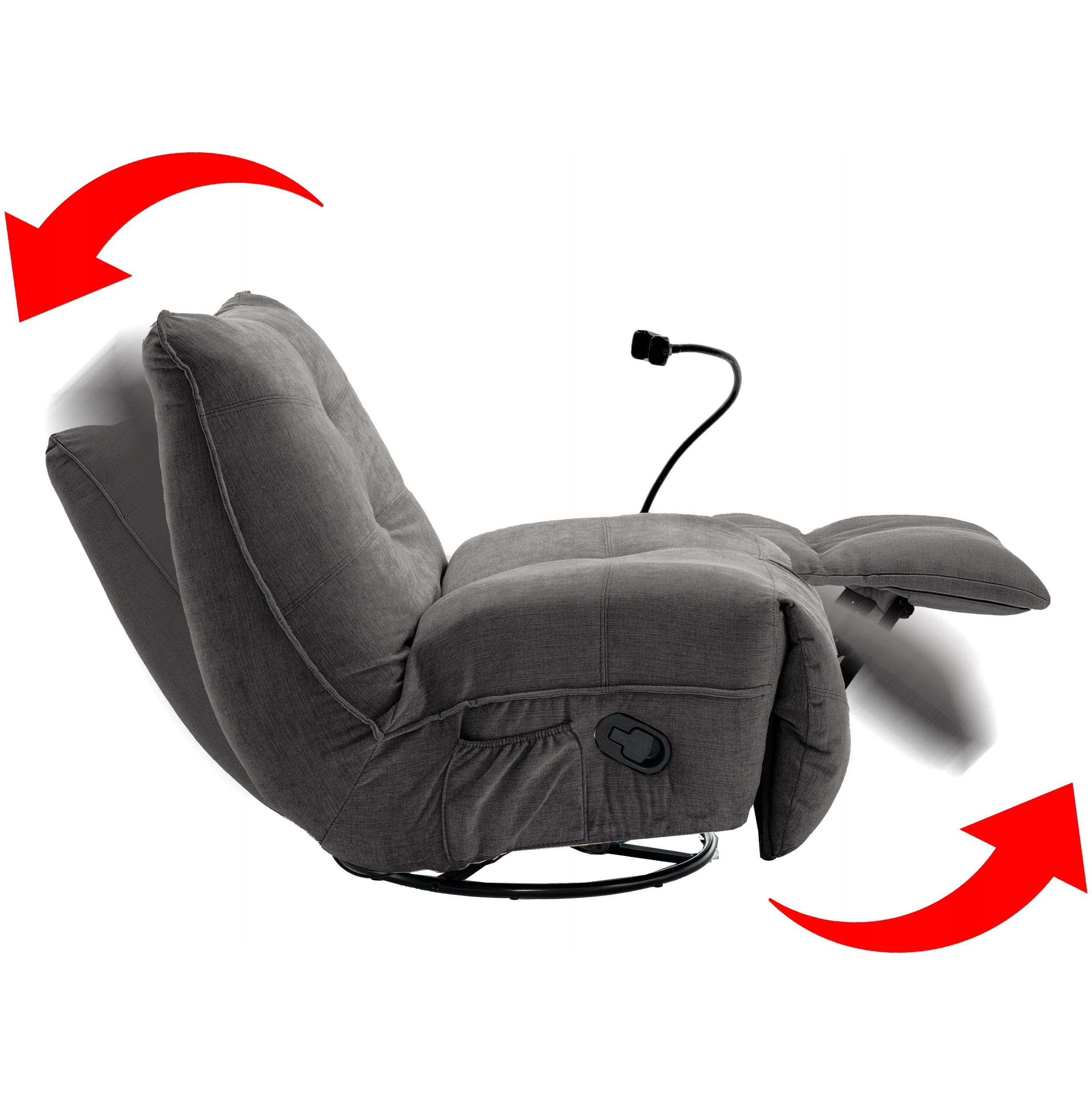 Wygodna leżanka z funkcją rozkładania