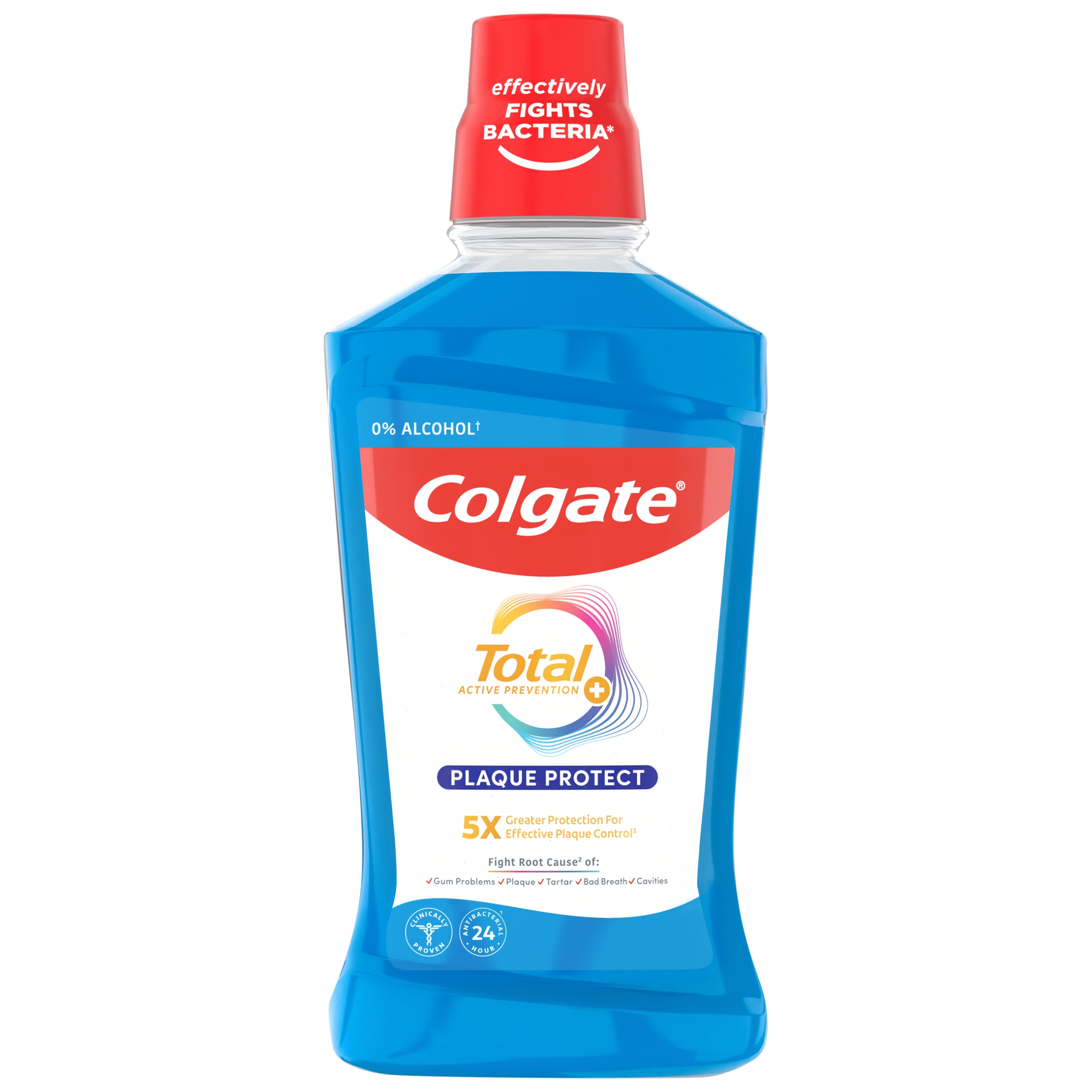 Płyn do płukania jamy ustnej Colgate Total Plaque Protect 500 ml – Twoja codzienna ochrona