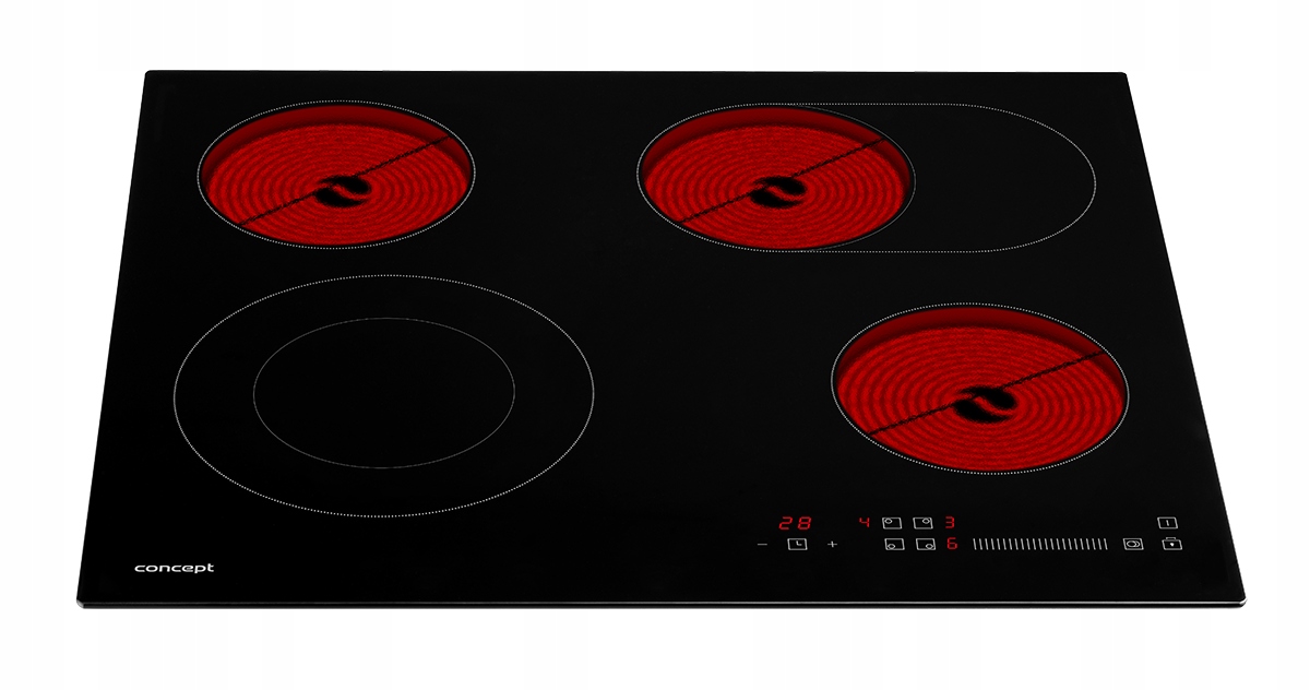 Szybkie i oszczędne gotowanie dzięki strefom Hi-light