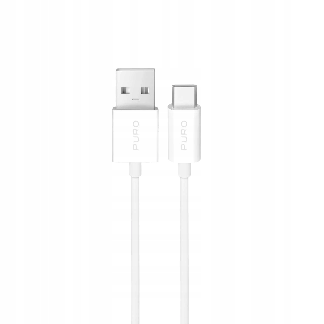 Kabel Puro TPE 10W USB-A - USB-C 3m - biały – Idealne rozwiązanie do ładowania i przesyłania danych