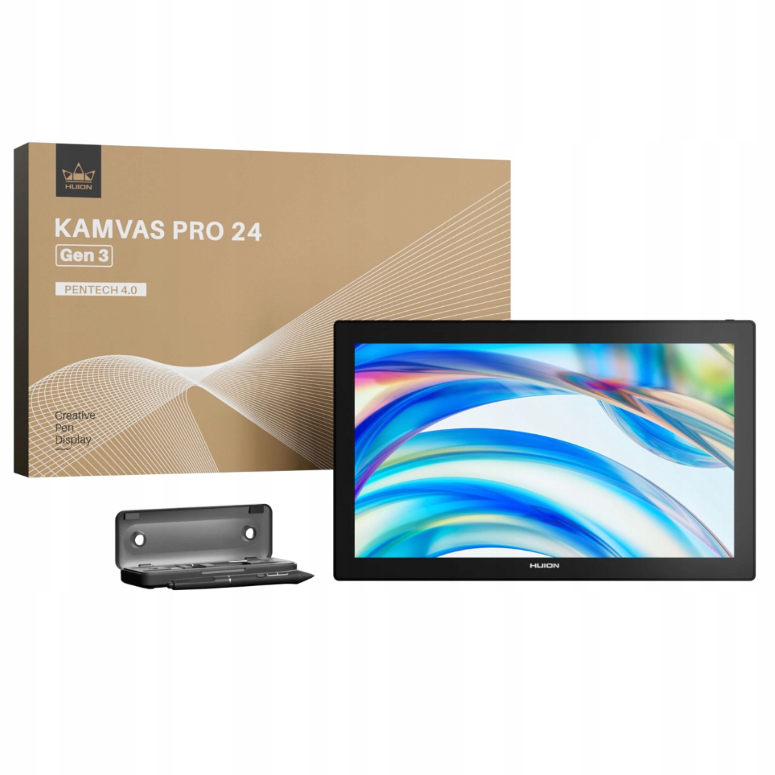 Tablet graficzny HUION Kamvas Pro 24 4K Gen.3 – Twoje narzędzie do kreatywności