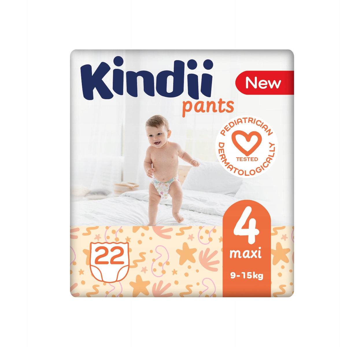 Kindii Pieluchomajtki Chłonne Maxi Rozmiar 4 (9-15 kg) – Komfort i Ochrona dla Twojego Dziecka