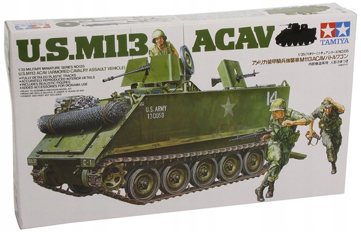Model Czołgu U.S. M113 ACAV Tamiya – Idealny wybór dla pasjonatów modelarstwa