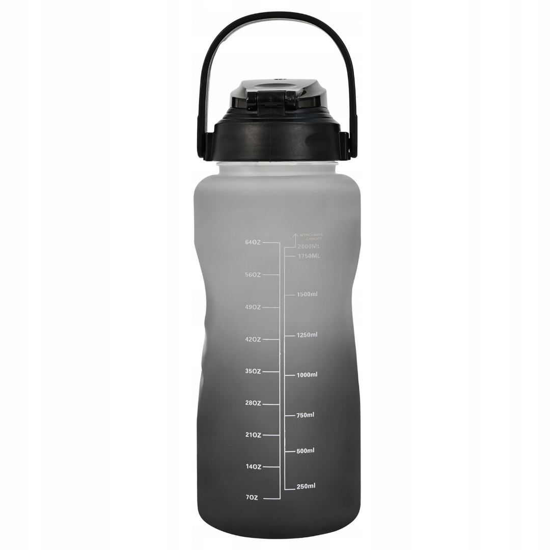 Butelka bidon ze słomką na wodę 2L KINGHOFF KH-2009 – Idealny towarzysz na każdą okazję