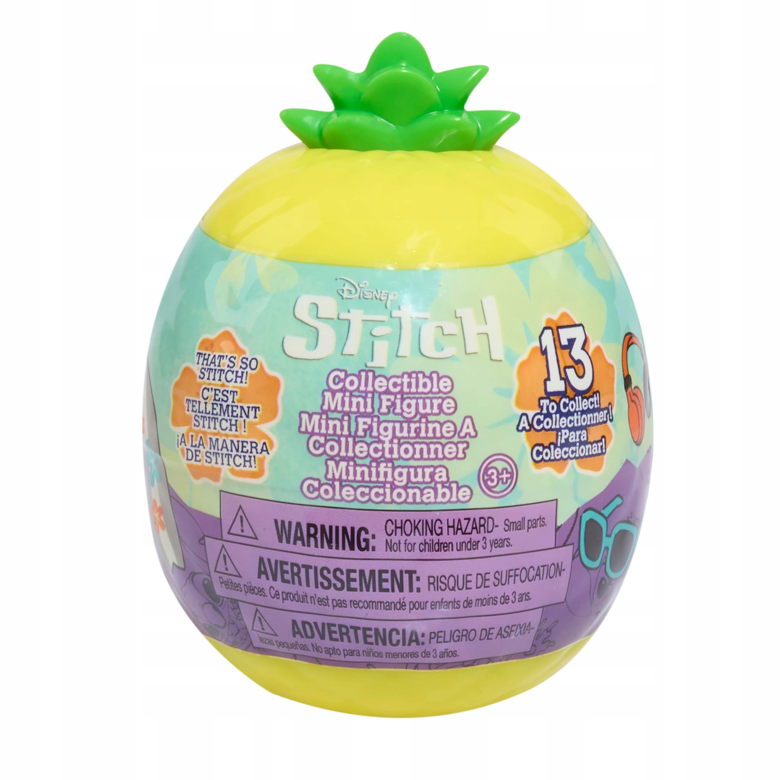 Kolekcjonerskie figurki Stitch – Niespodzianka w ananasowej kapsule