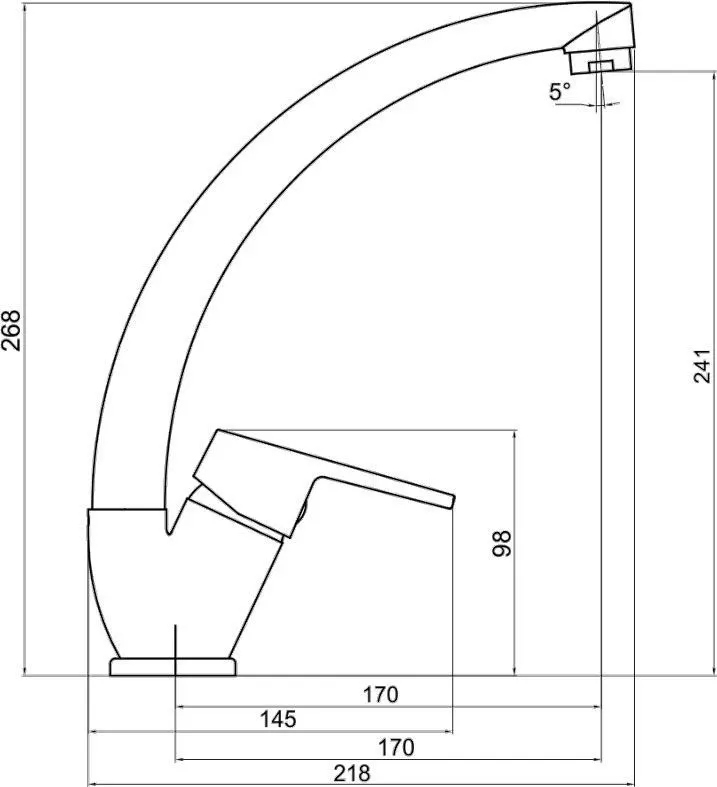 Długość ramienia 220 mm – wygoda użytkowania