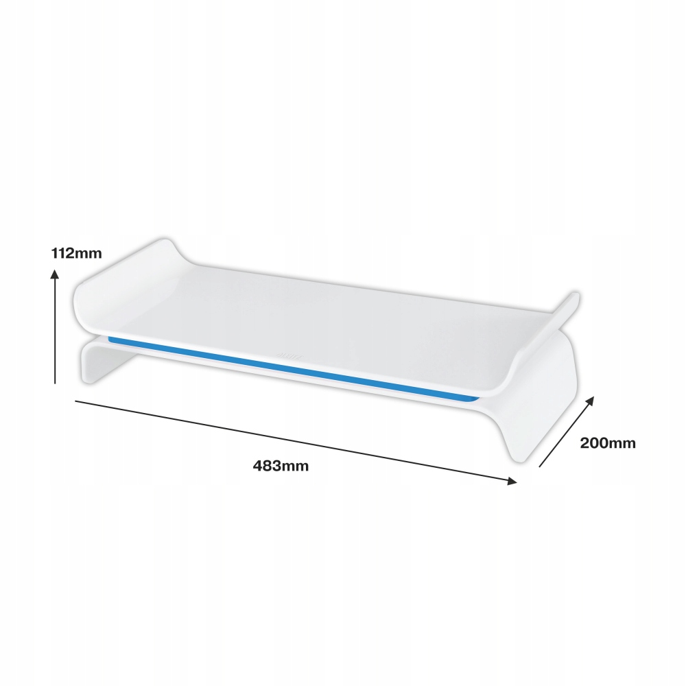 Stabilna konstrukcja dla większych monitorów i laptopów