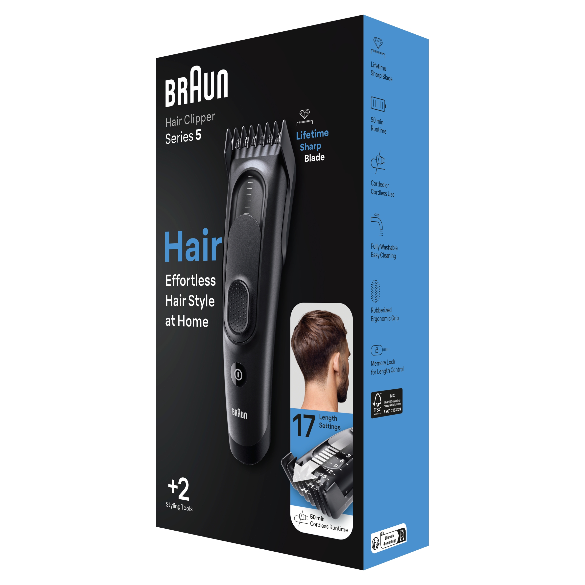 Maszynka do włosów Braun HAIR CLIPPER HC5330 – Idealne narzędzie do stylizacji