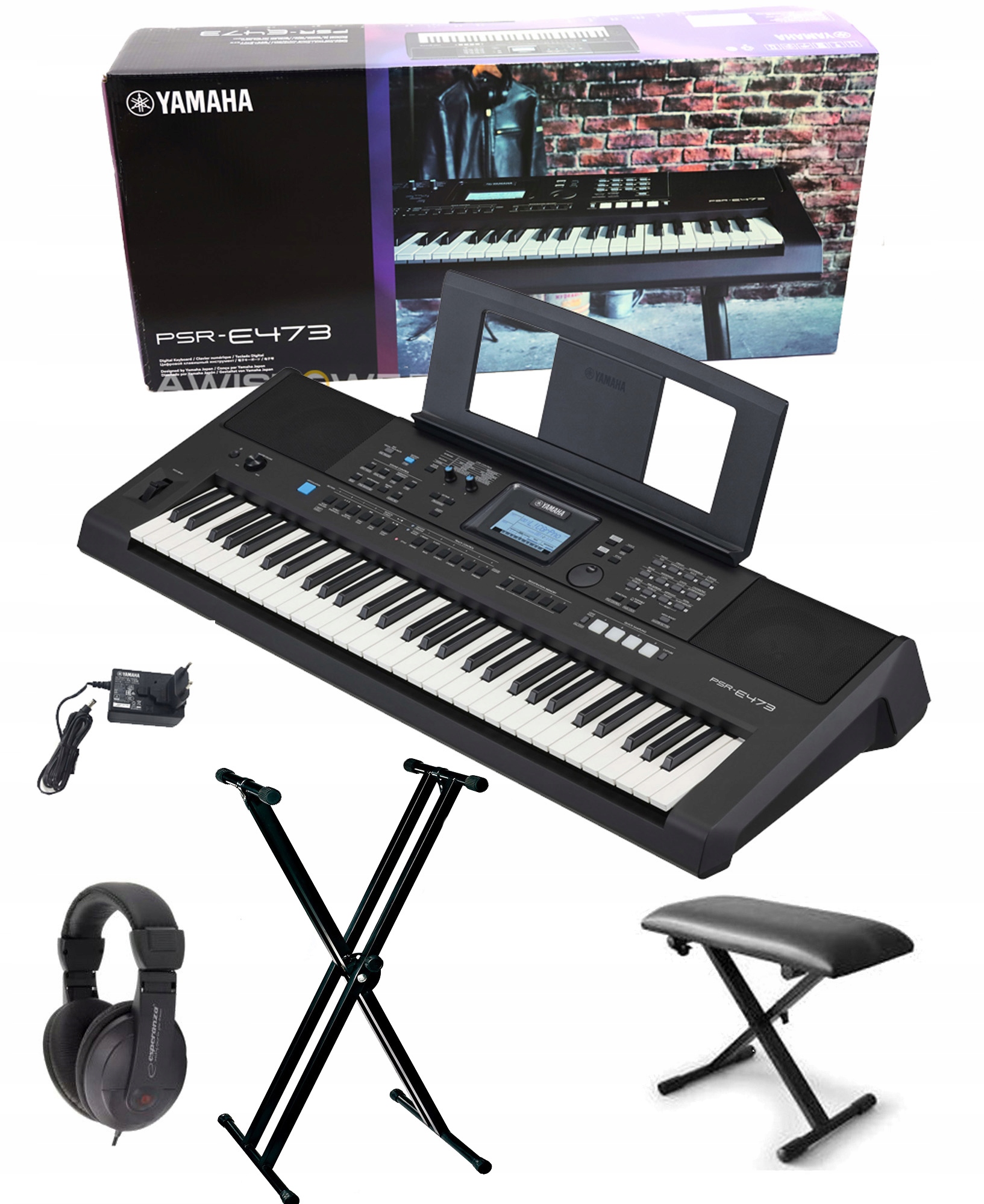 Bogata biblioteka brzmień i stylów akompaniamentu