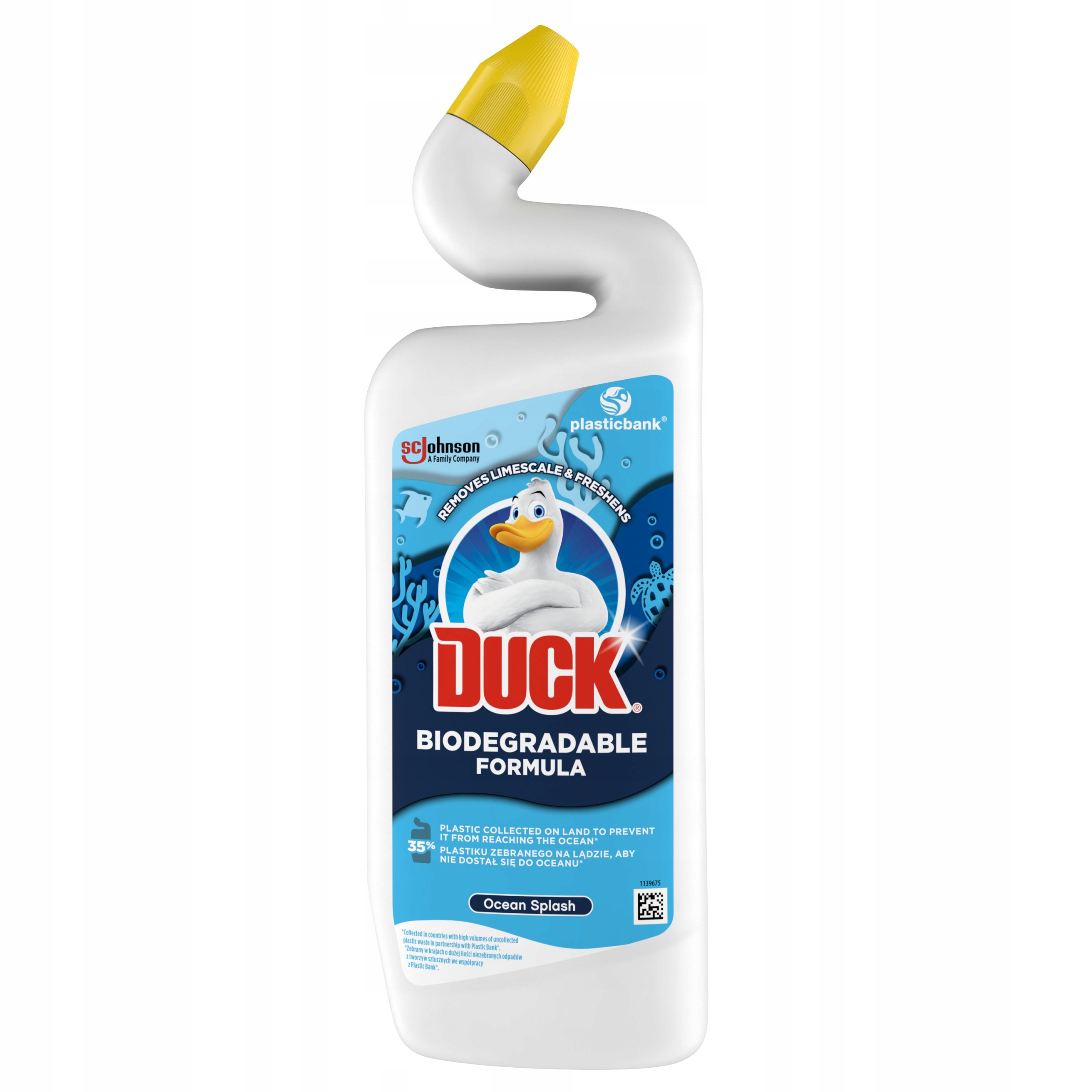 Duck Żel Do Wc Biodegradowalny Ocean Splash 750ml – Ekologiczne czyszczenie toalety