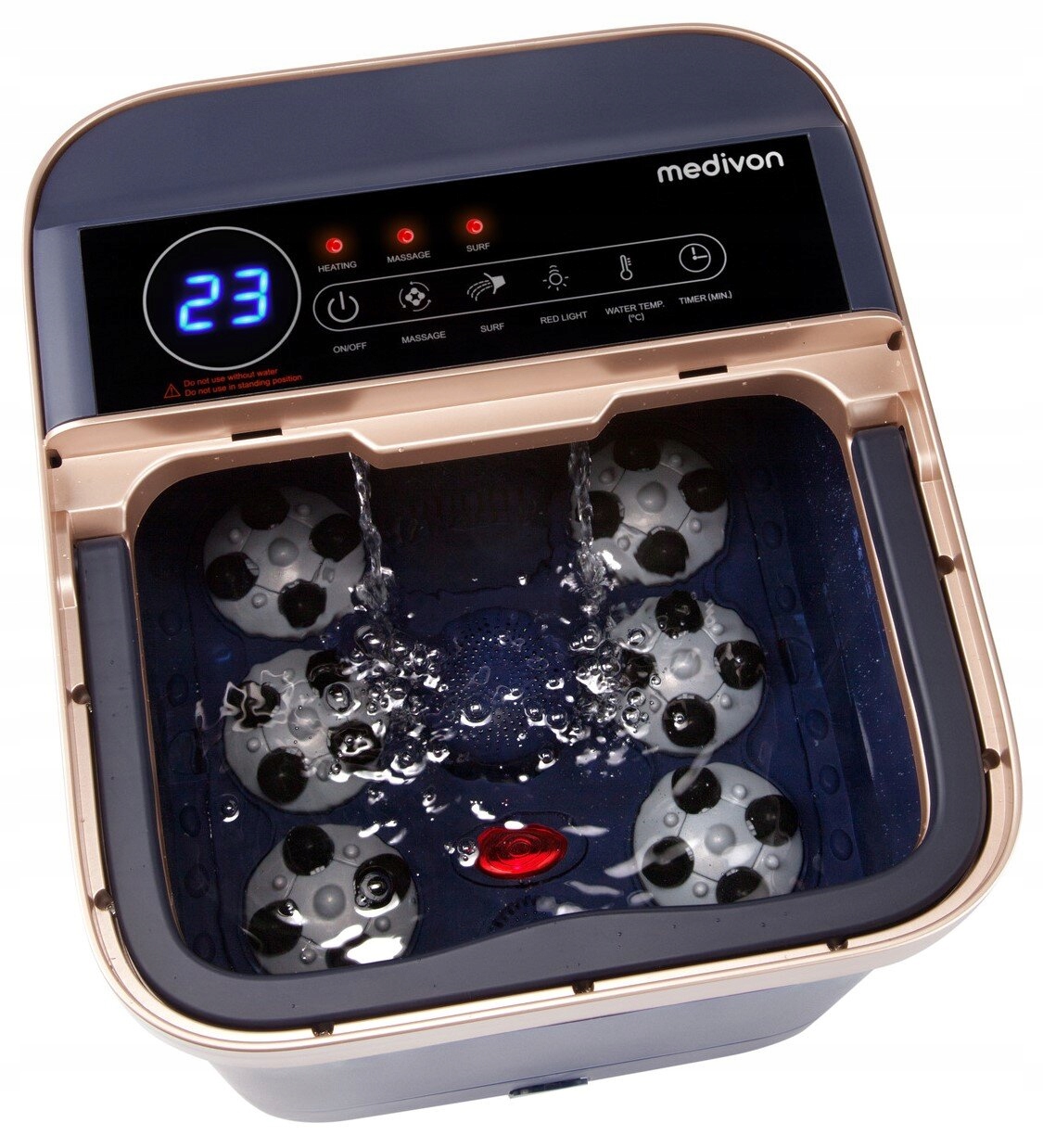 Głęboki masaż relaksacyjny i stymulacja punktów akupresurowych