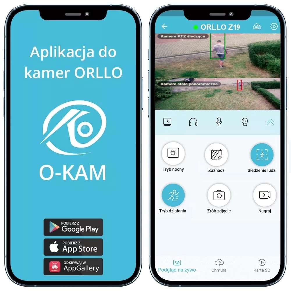 Kamera IP Orllo Z19 dual obrotowa zewnętrzna Wi-Fi 2Mpx – Bezpieczeństwo na wyciągnięcie ręki