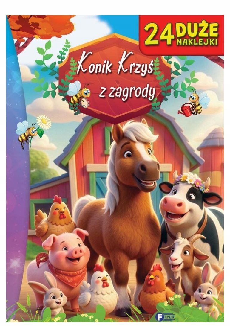 Zestaw 24 dużych naklejek – Dodatkowa atrakcja dla dzieci