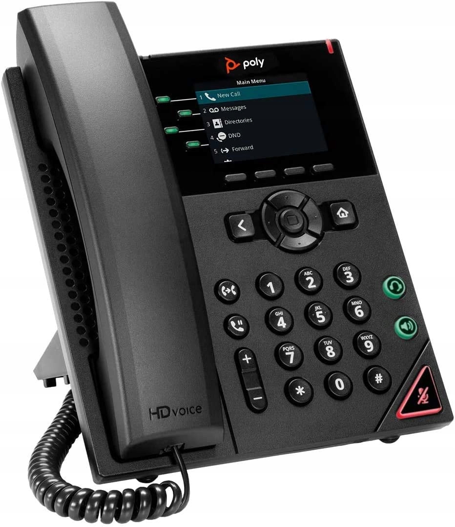 Poly VVX 250 – Nowoczesny telefon IP dla Twojego biura