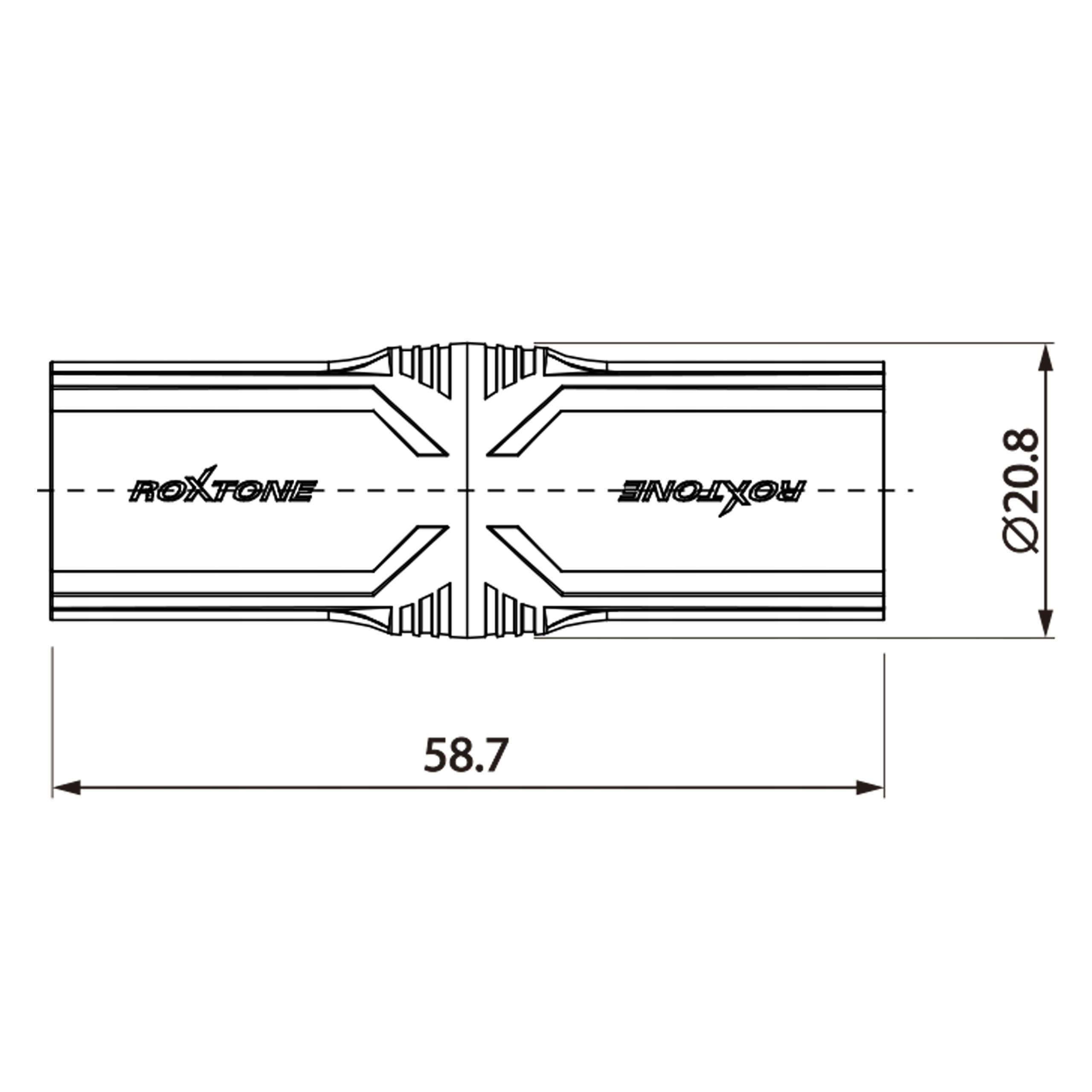 Kompaktowe wymiary – długość 60.1 mm i średnica 20.8 mm