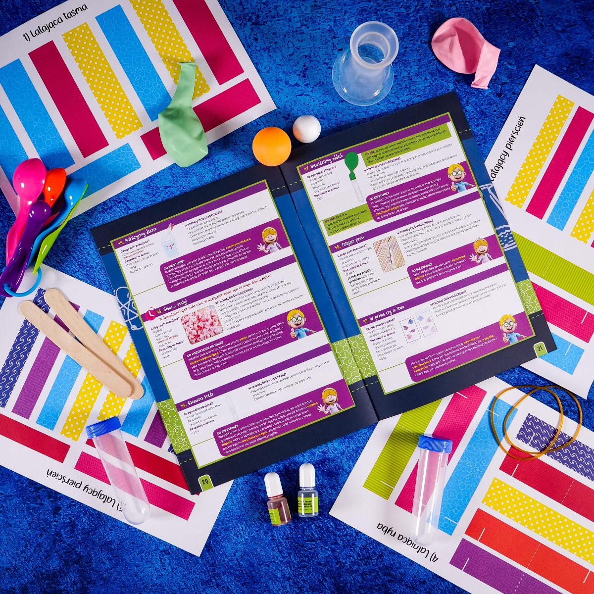 Fartuch i odznaka dla młodego naukowca