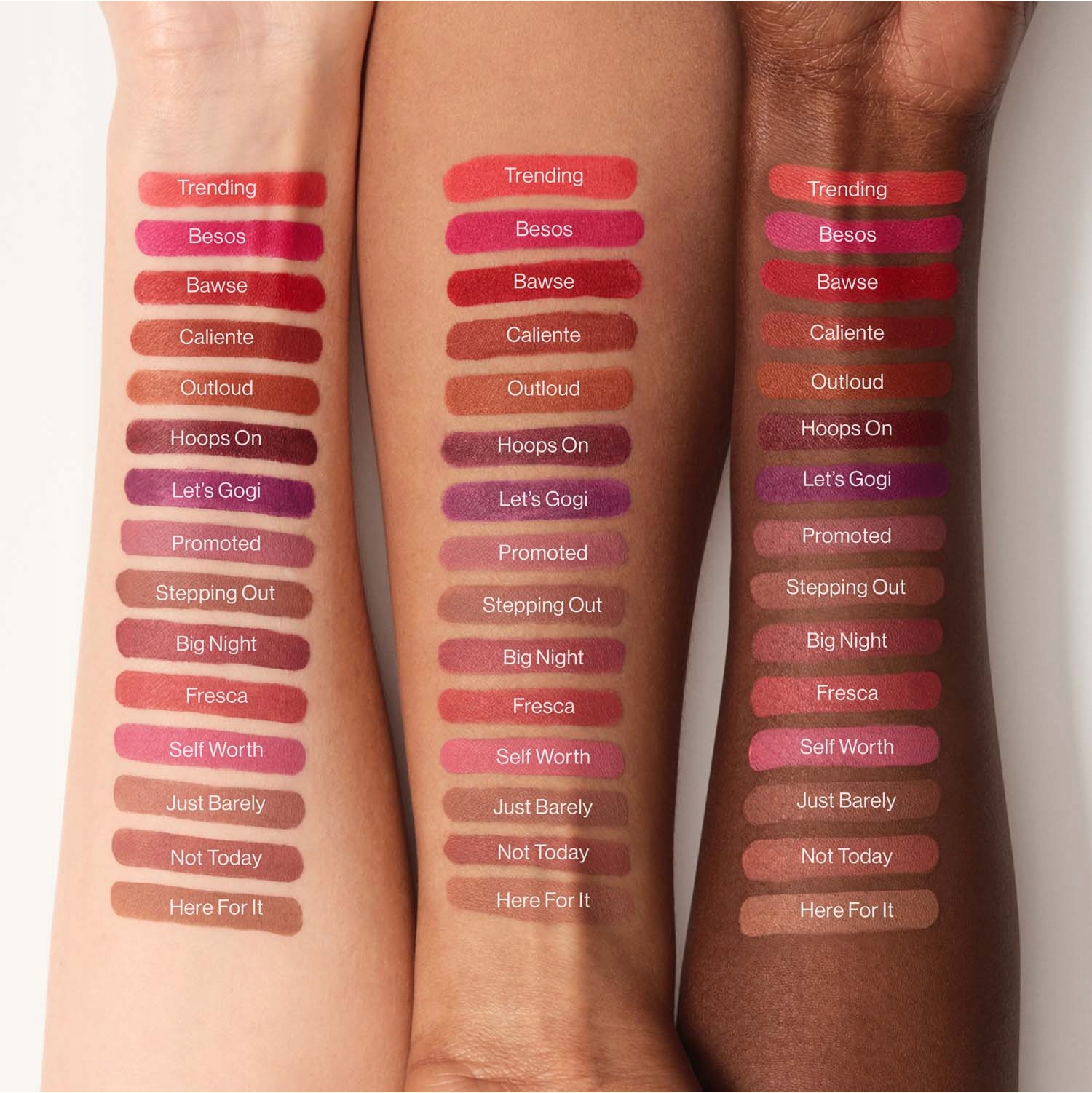 Wysokie krycie bez efektu przesuszenia ust