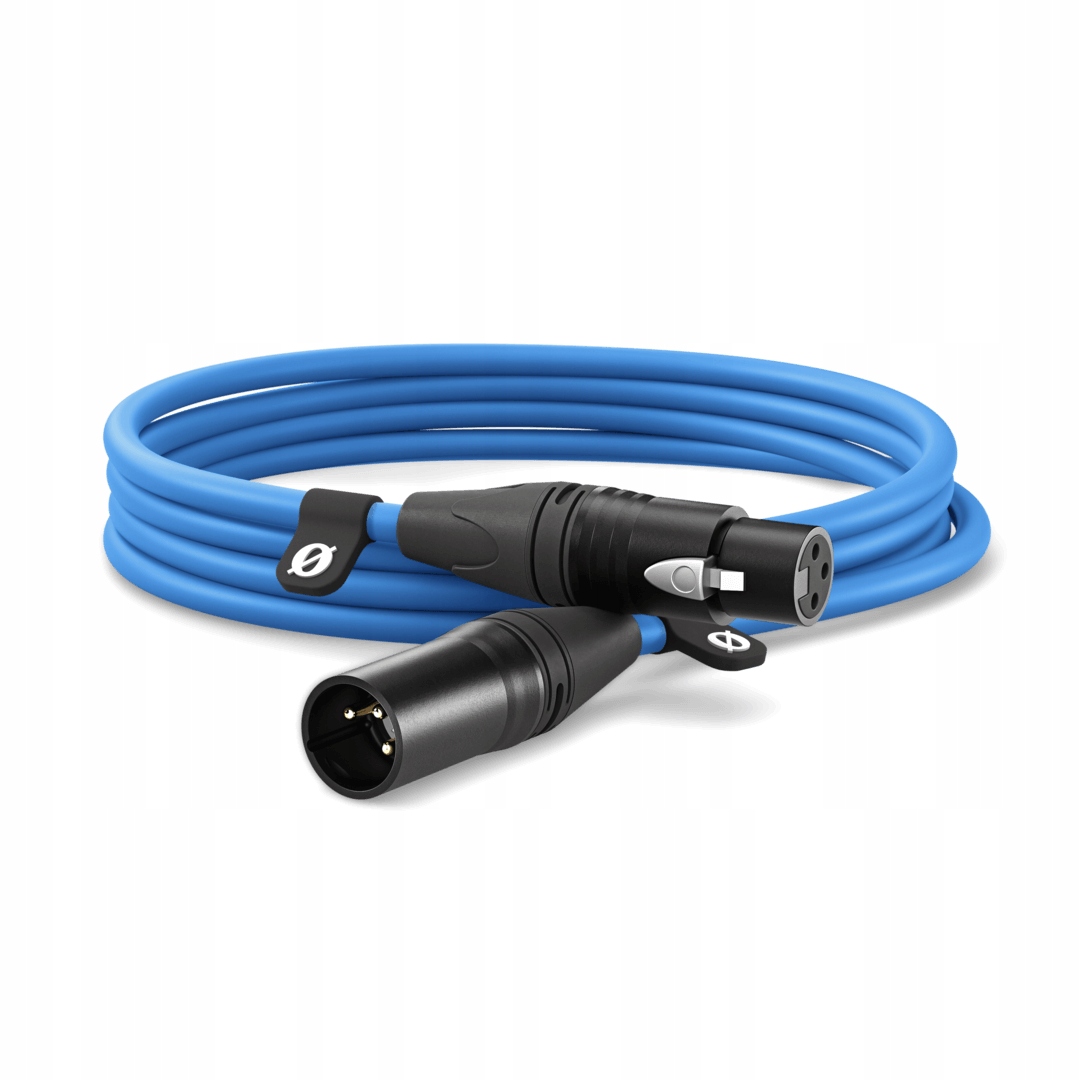 Kabel RØDE XLR 3m Blue – Wysokiej jakości połączenie audio