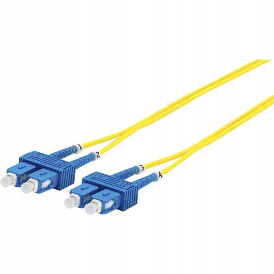Duplex SC/SC 9/125µm OS2 5m – Wydajny światłowód do szybkich połączeń