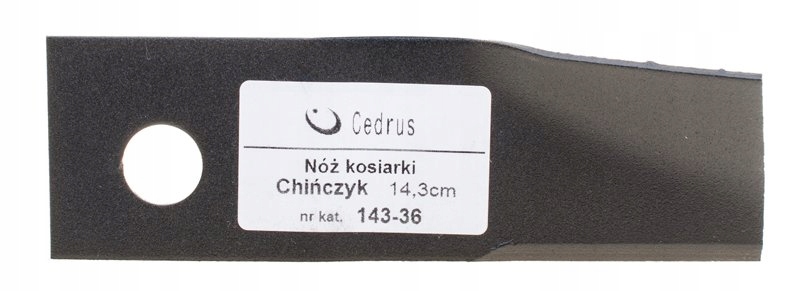 Nóż Kosiarki Chińskie 14.3cm 143-36 – Idealny do Twojego Ogrodu