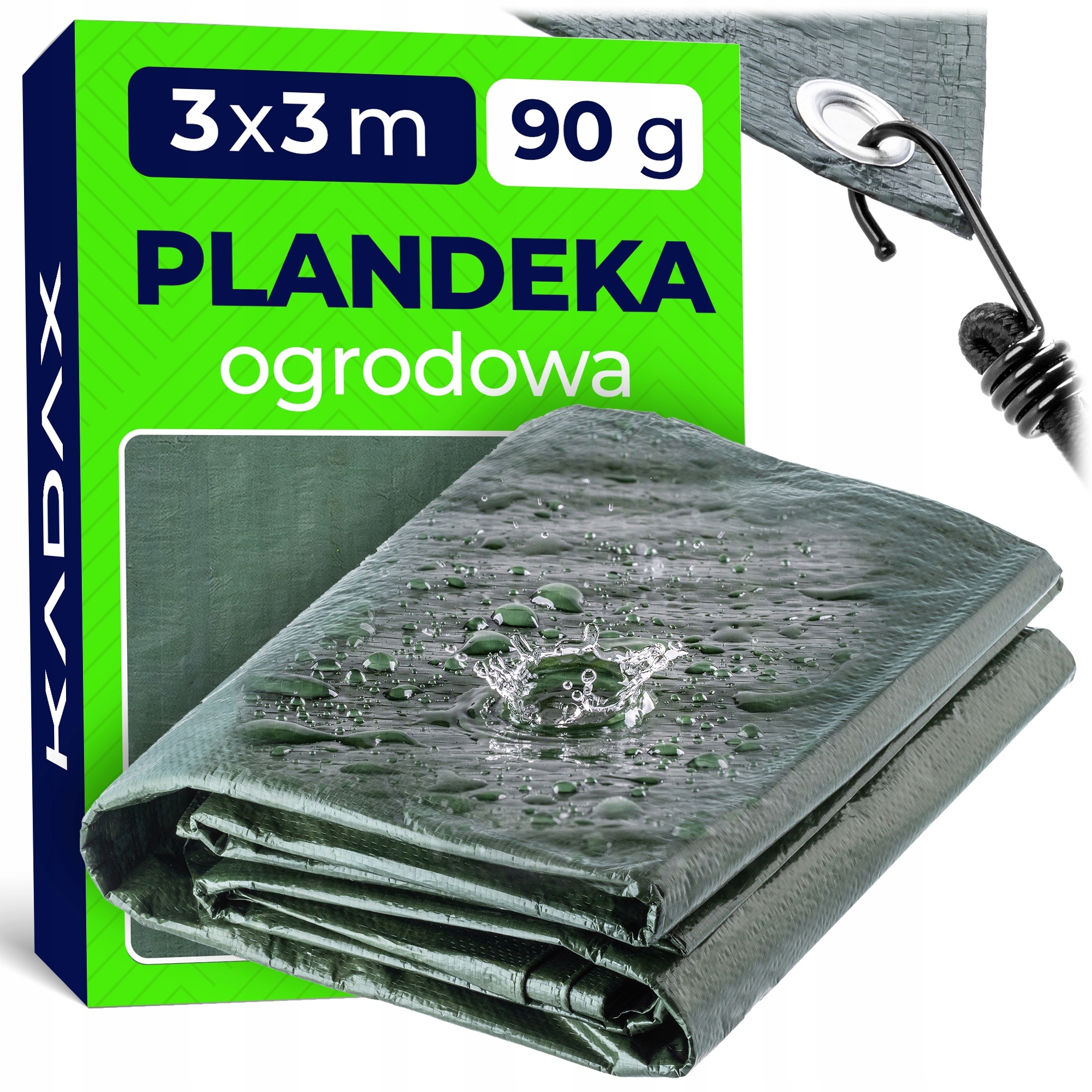 Plandeka Gruba Mrozoodporna Płachta 3x3M – Idealna ochrona dla Twojego ogrodu