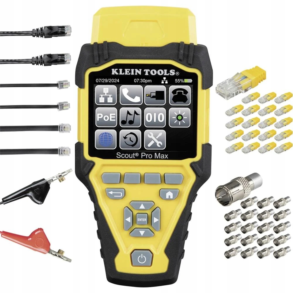 Tester kabli Klein Tools VDV Scout® Pro Max – Niezawodne narzędzie do diagnostyki kabli