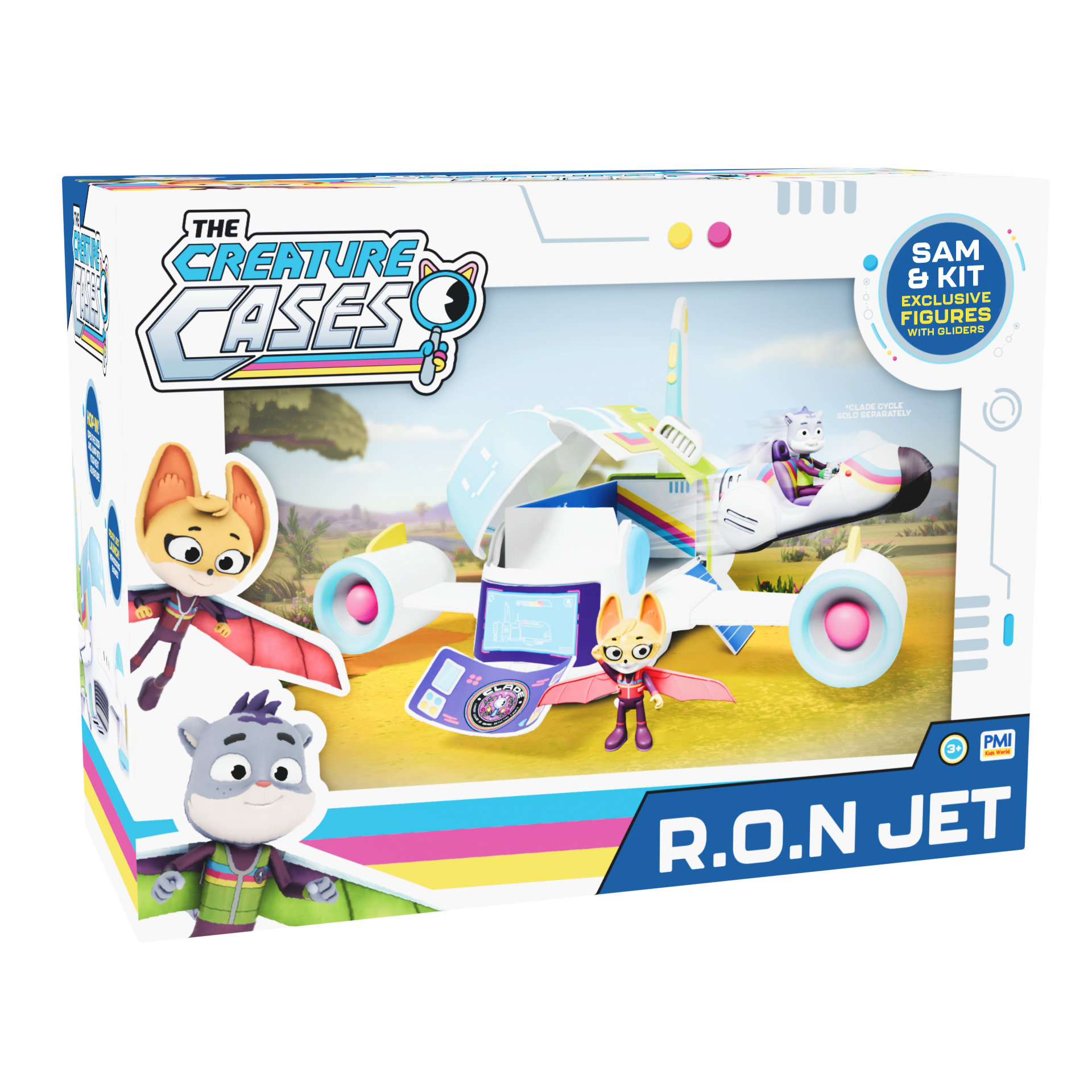 CREATURE CASES S1 - R.O.N. JET PLAYSET – Ożyw swoją przygodę z ulubionymi postaciami