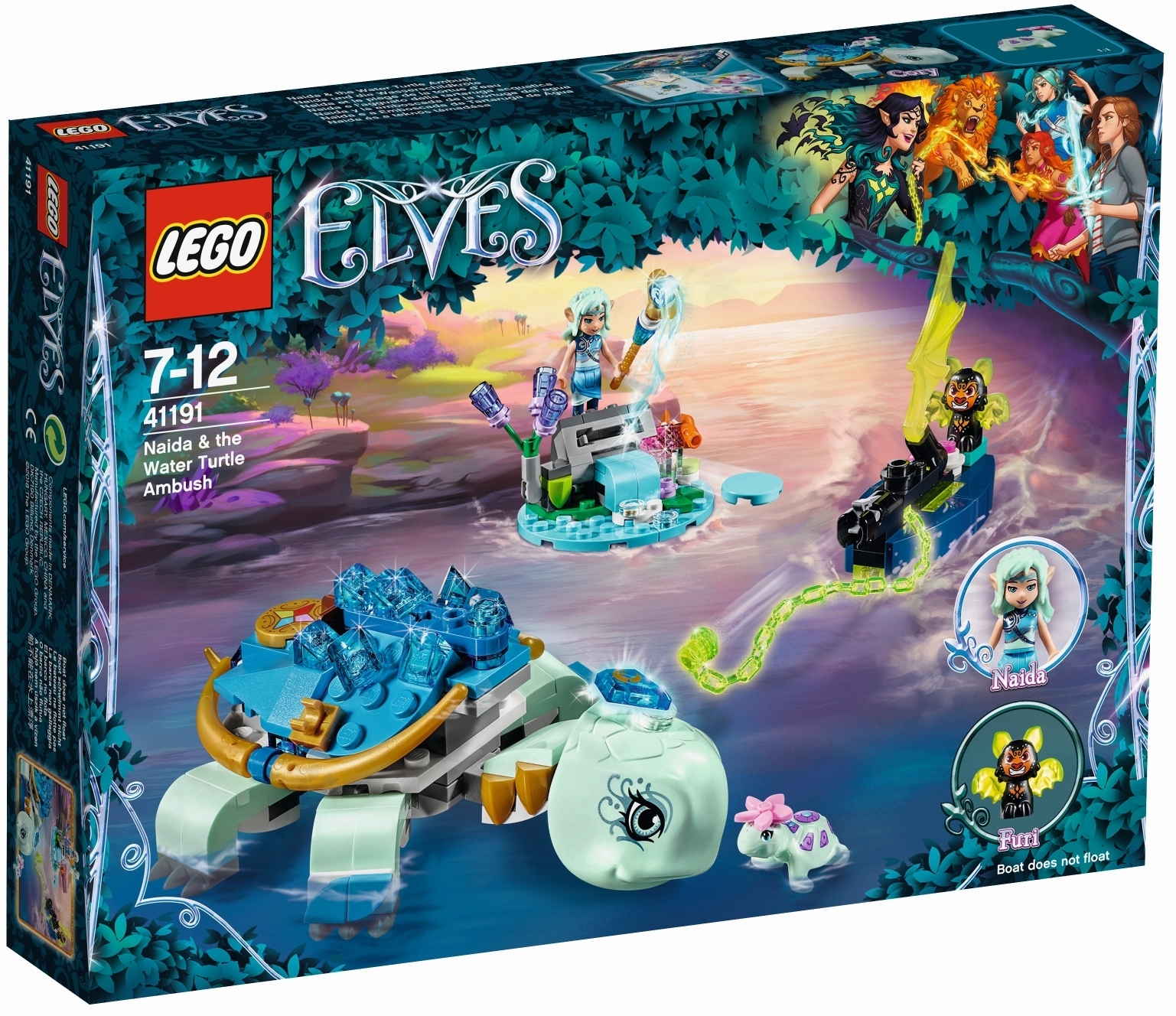 LEGO Elves Naida i zasadzka na żółwia wody 41191 – Stwórz magiczną przygodę!
