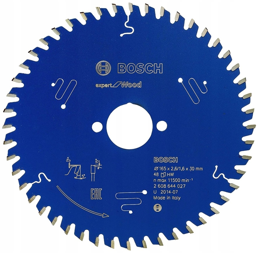 Parametry techniczne tarczy widiowej 165x30x48