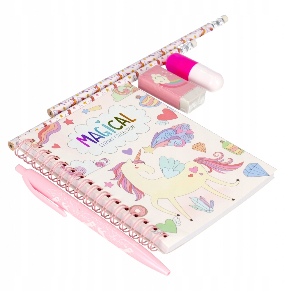Zestaw szkolny Magical Unicorn STARPAK – Kolorowa przygoda w szkole