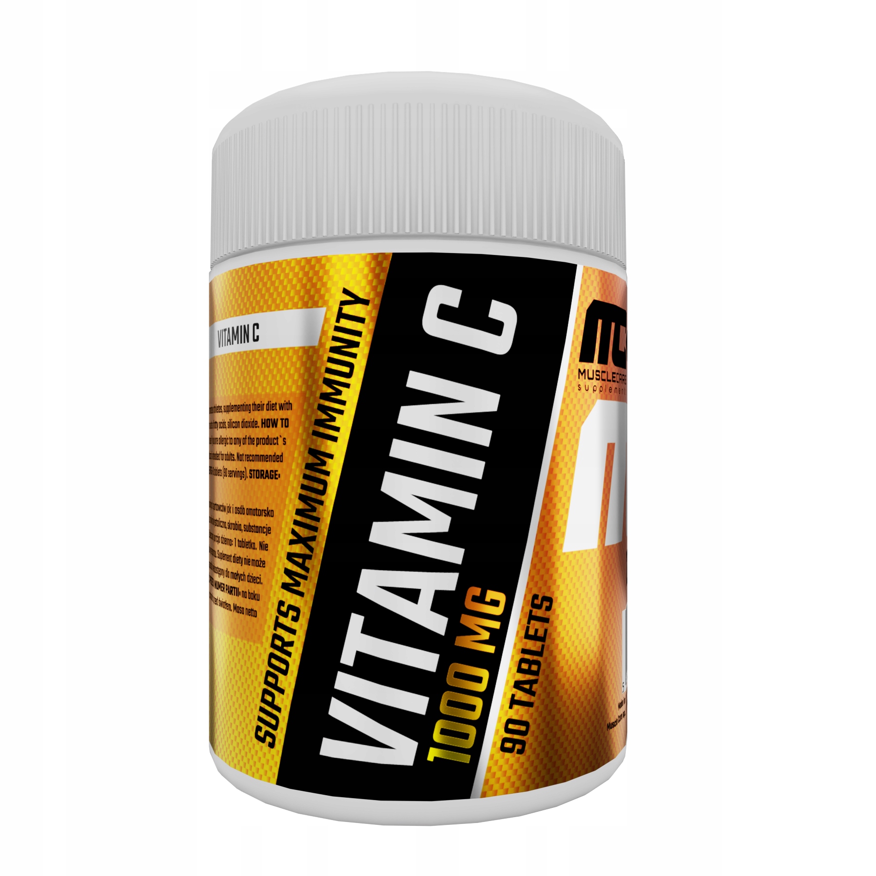 Witamina C 90 tabl. – Kluczowy suplement dla aktywnych sportowców