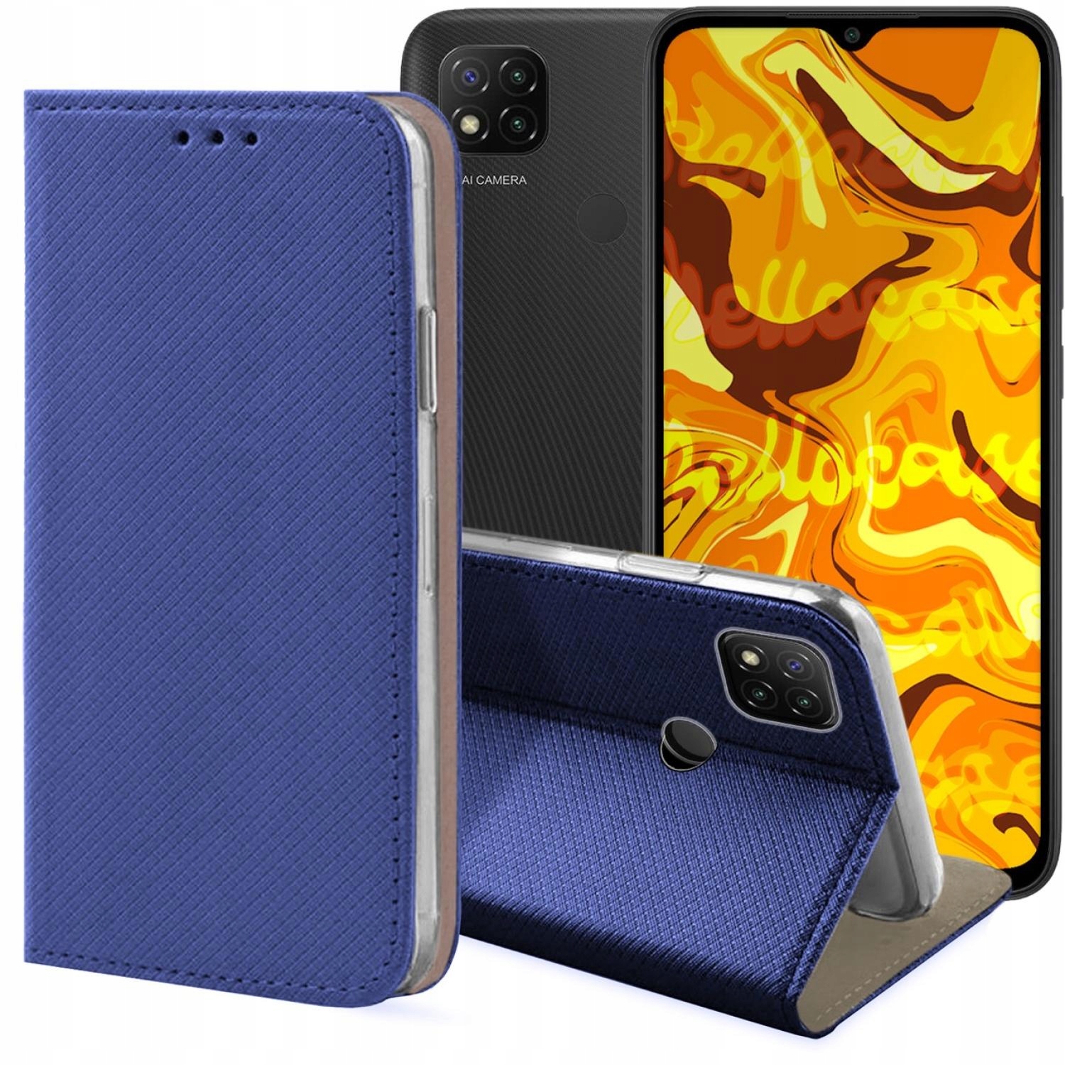 Etui z Klapką Do Xiaomi Redmi 9C – Elegancja i Ochrona w Jednym