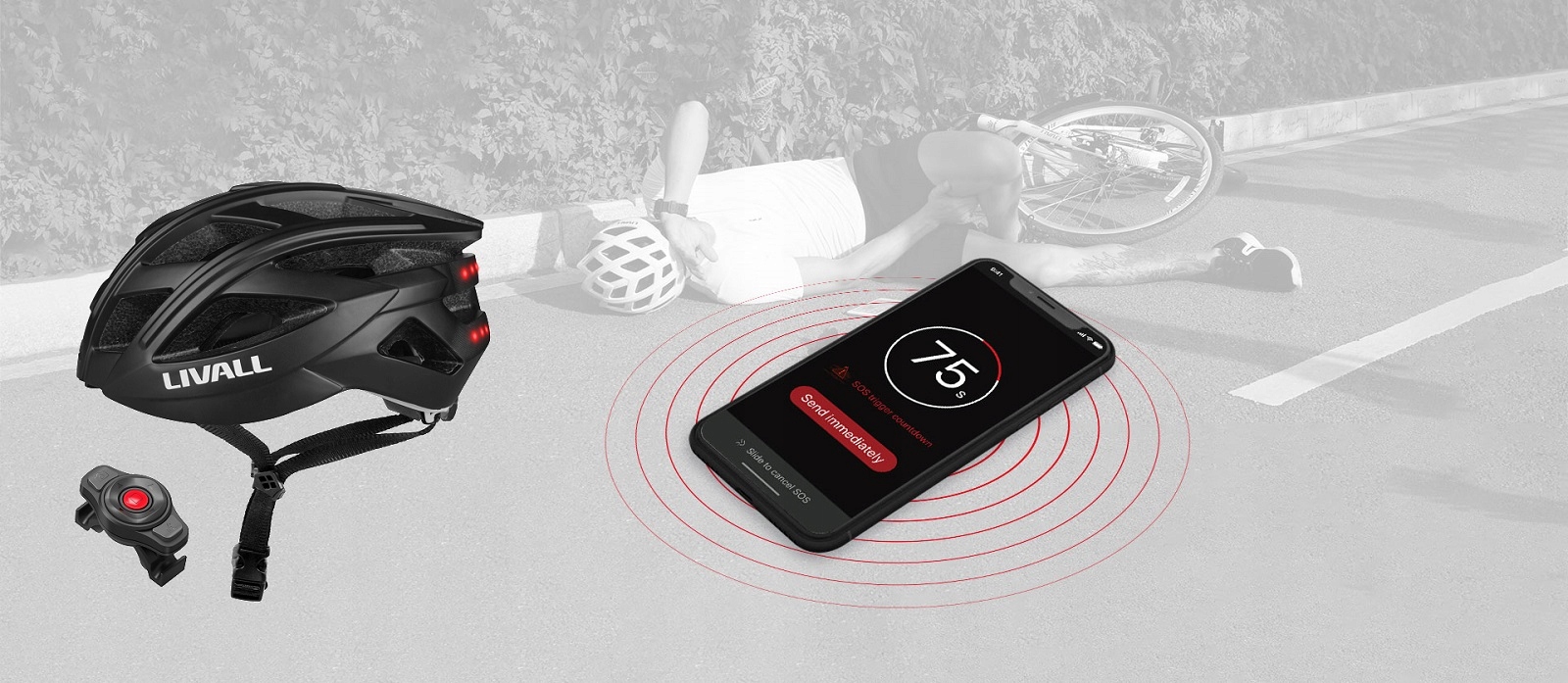 System detekcji upadku i alert SOS