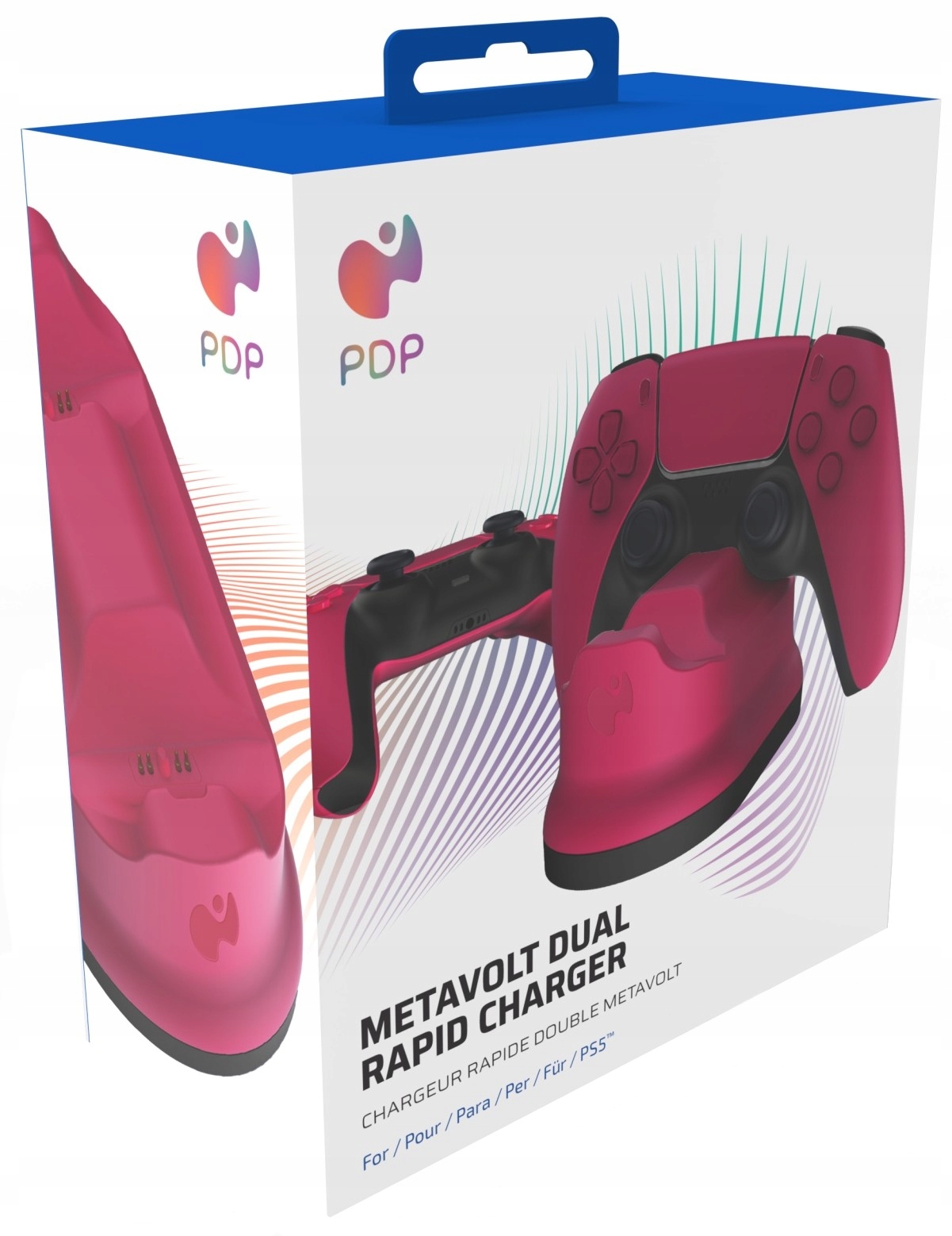 PDP PS5 METAVOLT Ładowarka do padów Dualsense - czerwona