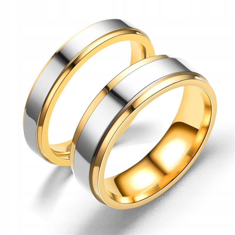 Obrączki Ślubne Pierścionek Stalowy 5mm 316L – Elegancja na zawsze