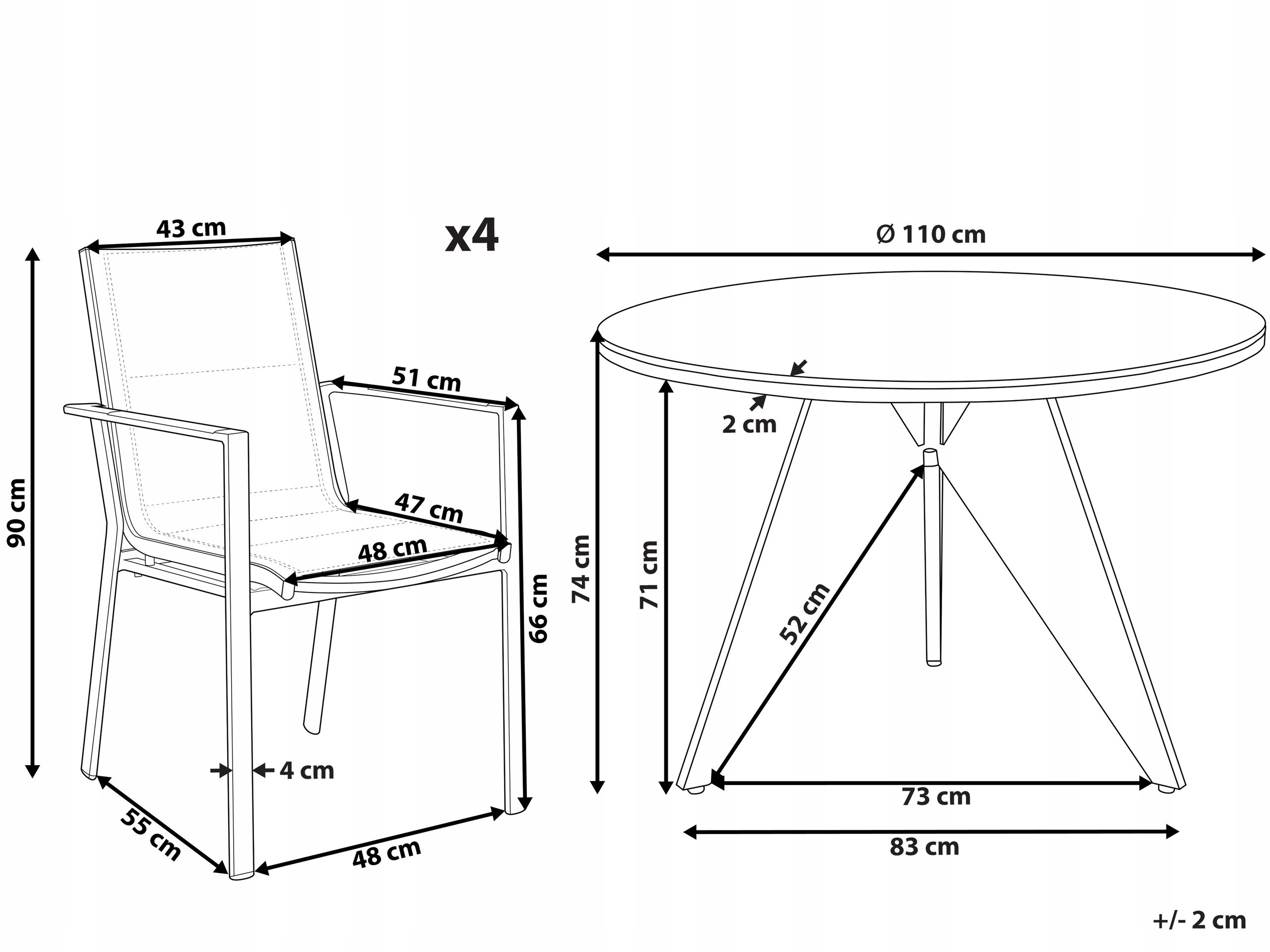 Wygodne krzesła z wysokimi podłokietnikami