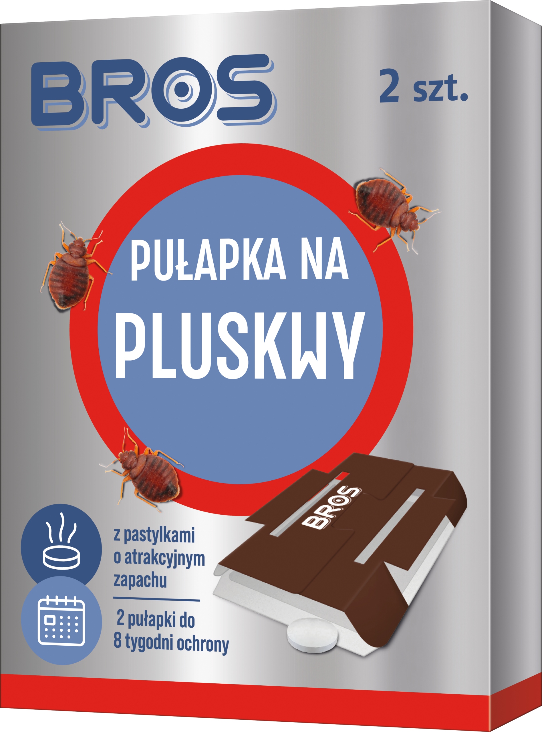 BROS Pułapka na pluskwy 2szt – Skuteczna ochrona przed pluskwami