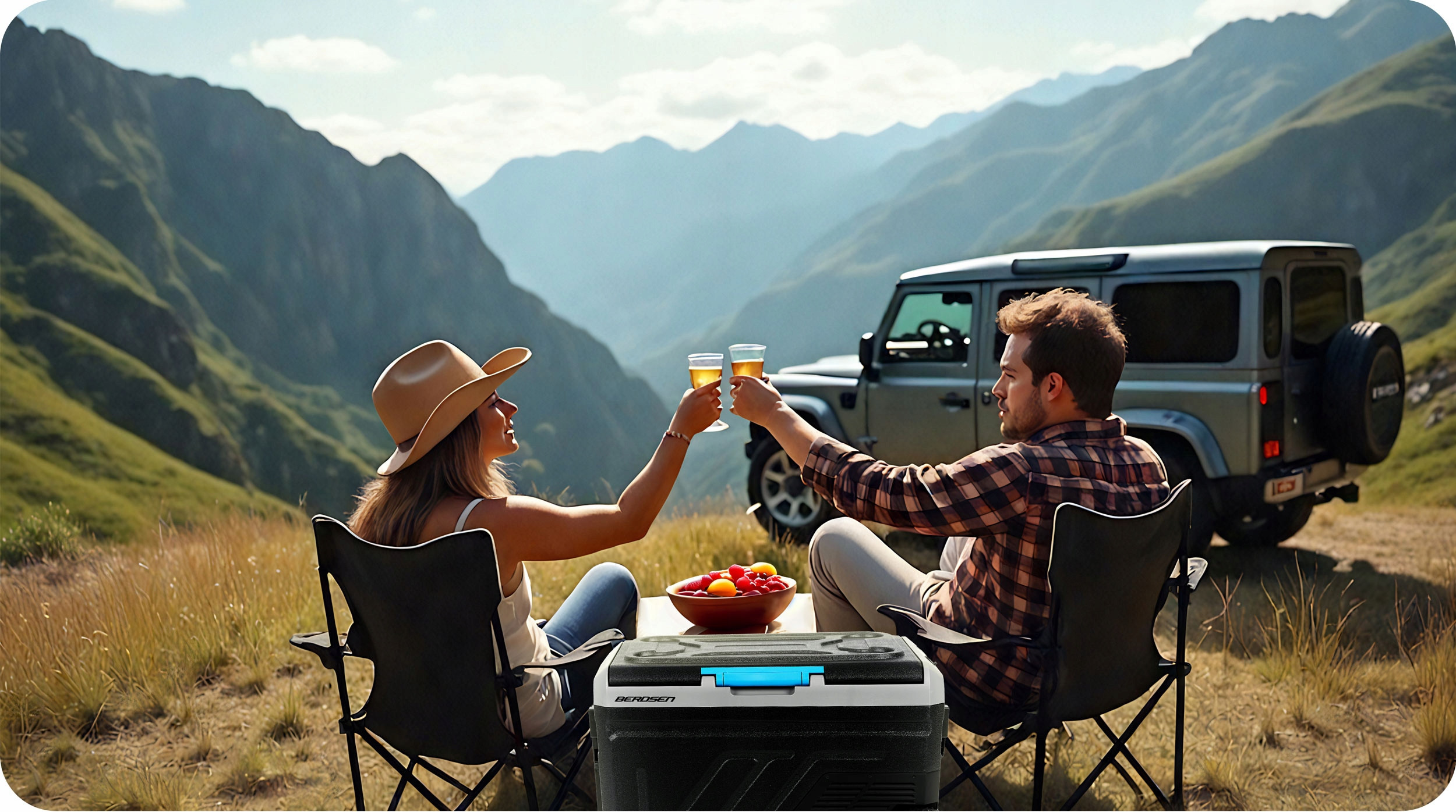 Cicha i energooszczędna przenośna lodówka