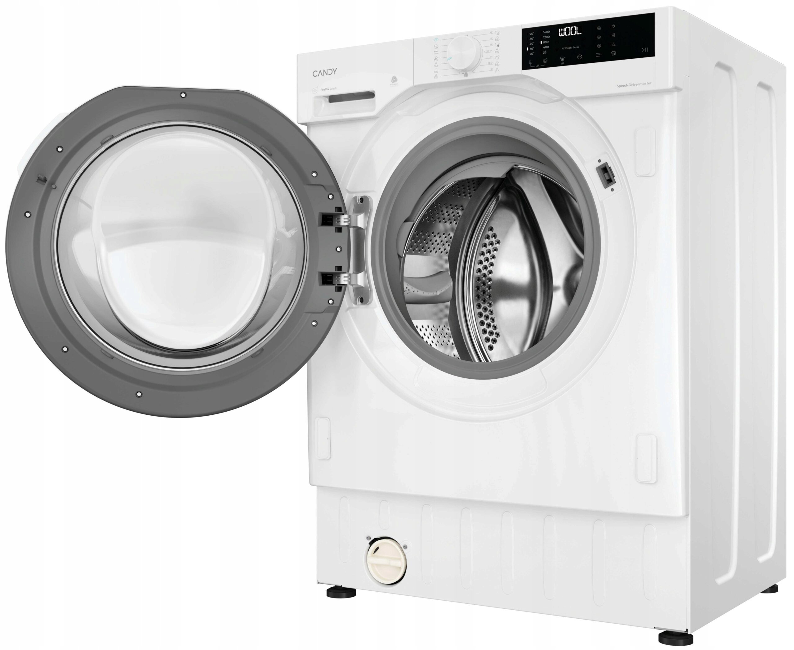 Maksymalna prędkość wirowania – 1600 obr./min dla szybszego suszenia