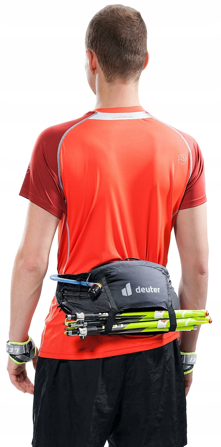 Funkcjonalne kieszenie i opcje mocowania kijów trekkingowych