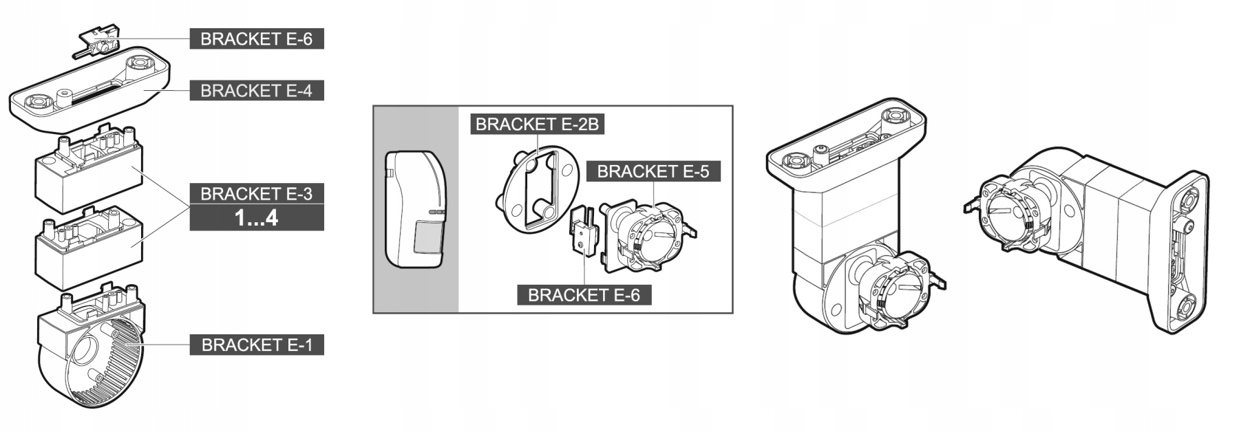 Kompatybilność z czujkami OPAL, OPAL Plus, OPAL Pro, AOD-210