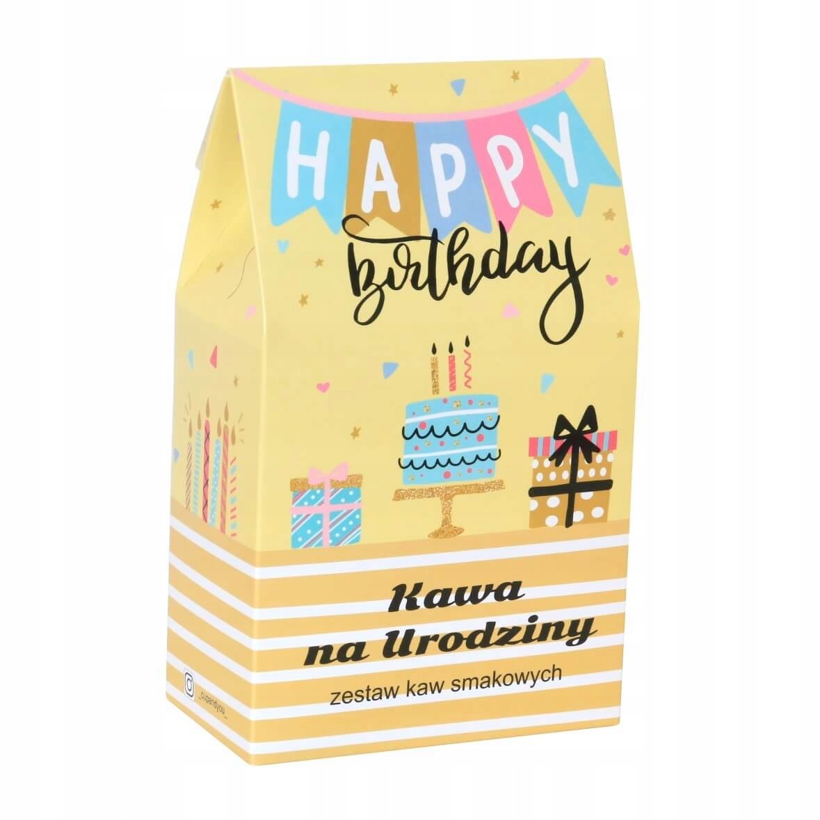 Wyjątkowy upominek z kawą smakową na urodziny gift