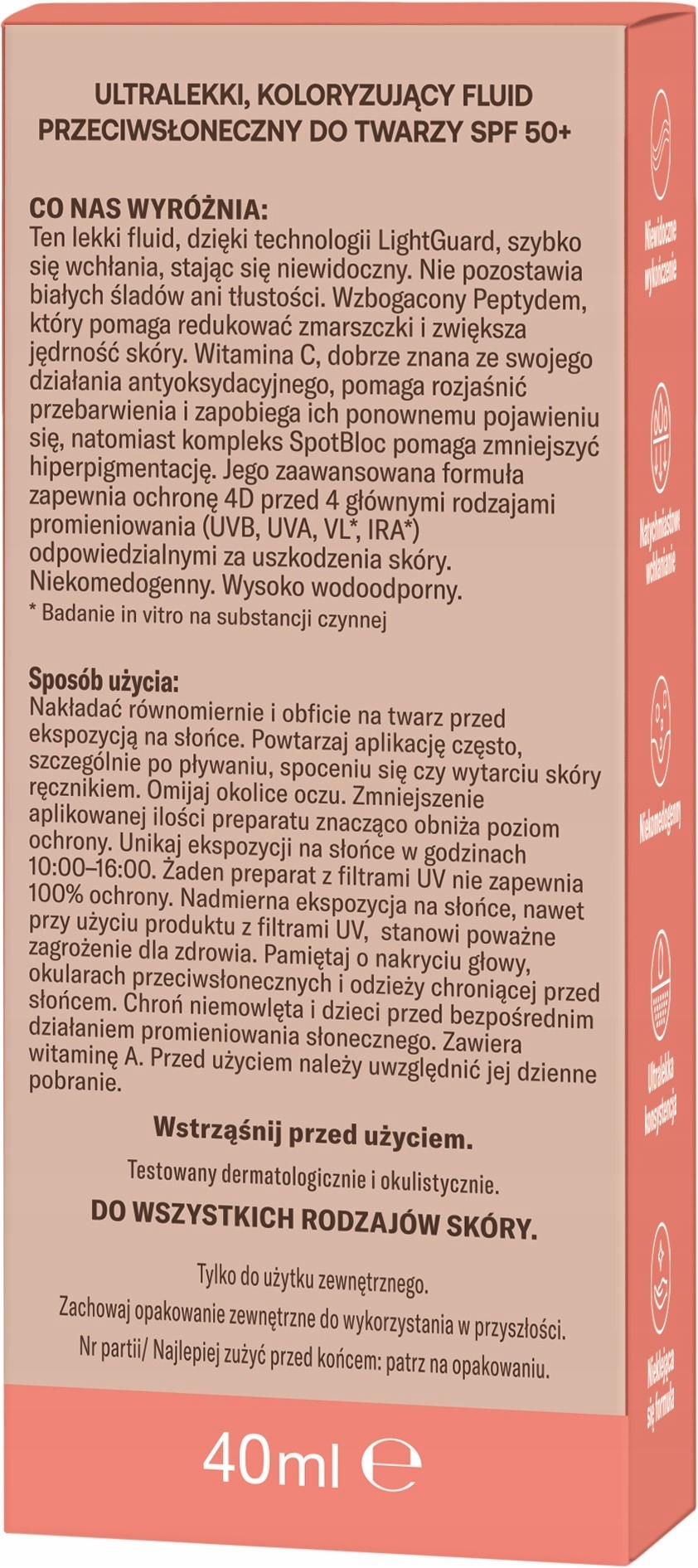 Sposób użycia i ostrzeżenia