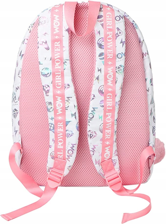 Regulowane szelki z napisem 'BOY POWER' dla komfortu użytkowania