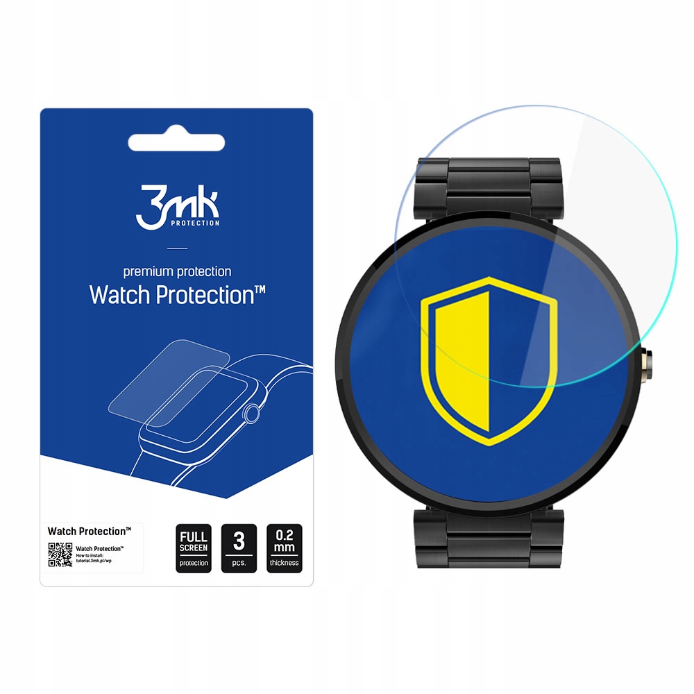 MOTOROLA MOTO 360 - 3MK WATCH PROTECTION FLEXIBLEGLASS – Najlepsza ochrona dla Twojego smartwatcha