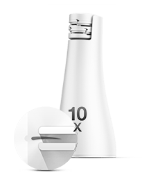 Slim epilator head