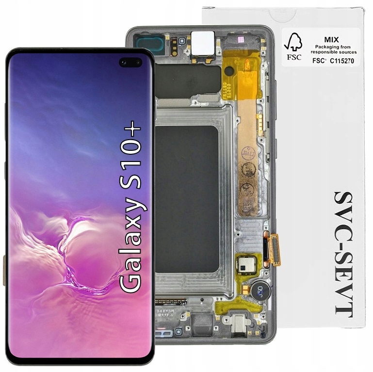 Wyświetlacz Do Samsung Galaxy S10 Plus G975 Oryginał LCD Ekran Ramka – Idealne rozwiązanie dla Twojego smartfona