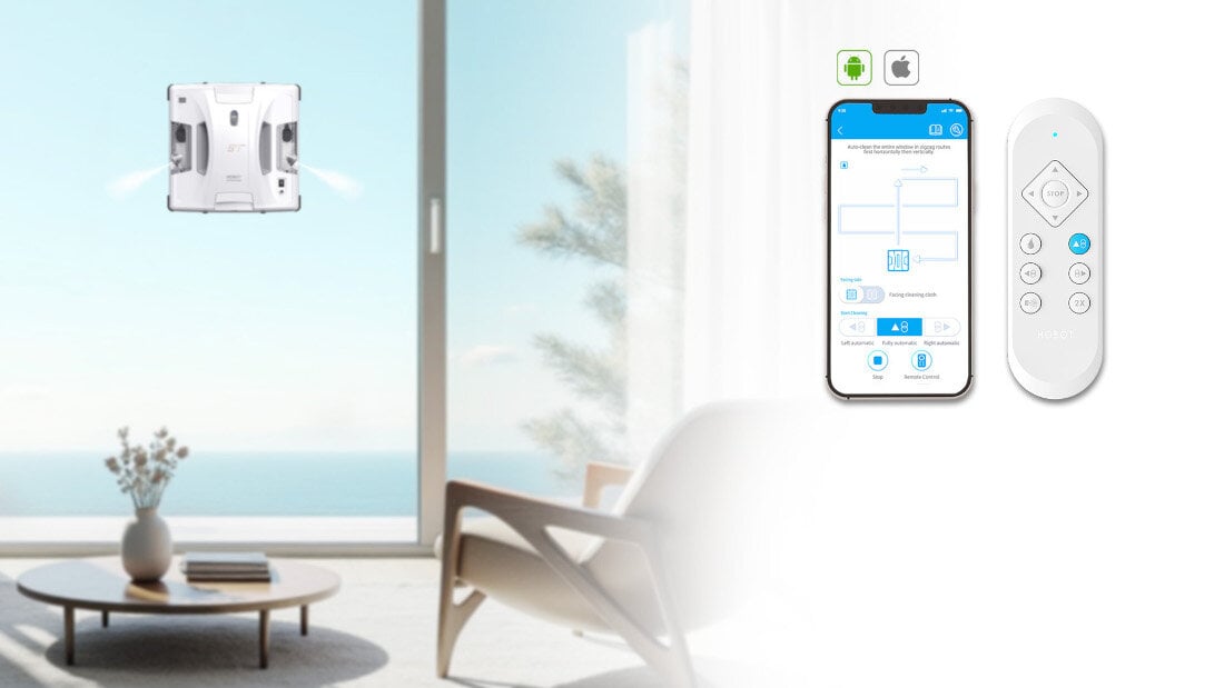 Intuicyjna obsługa z aplikacją i pilotem zdalnego sterowania