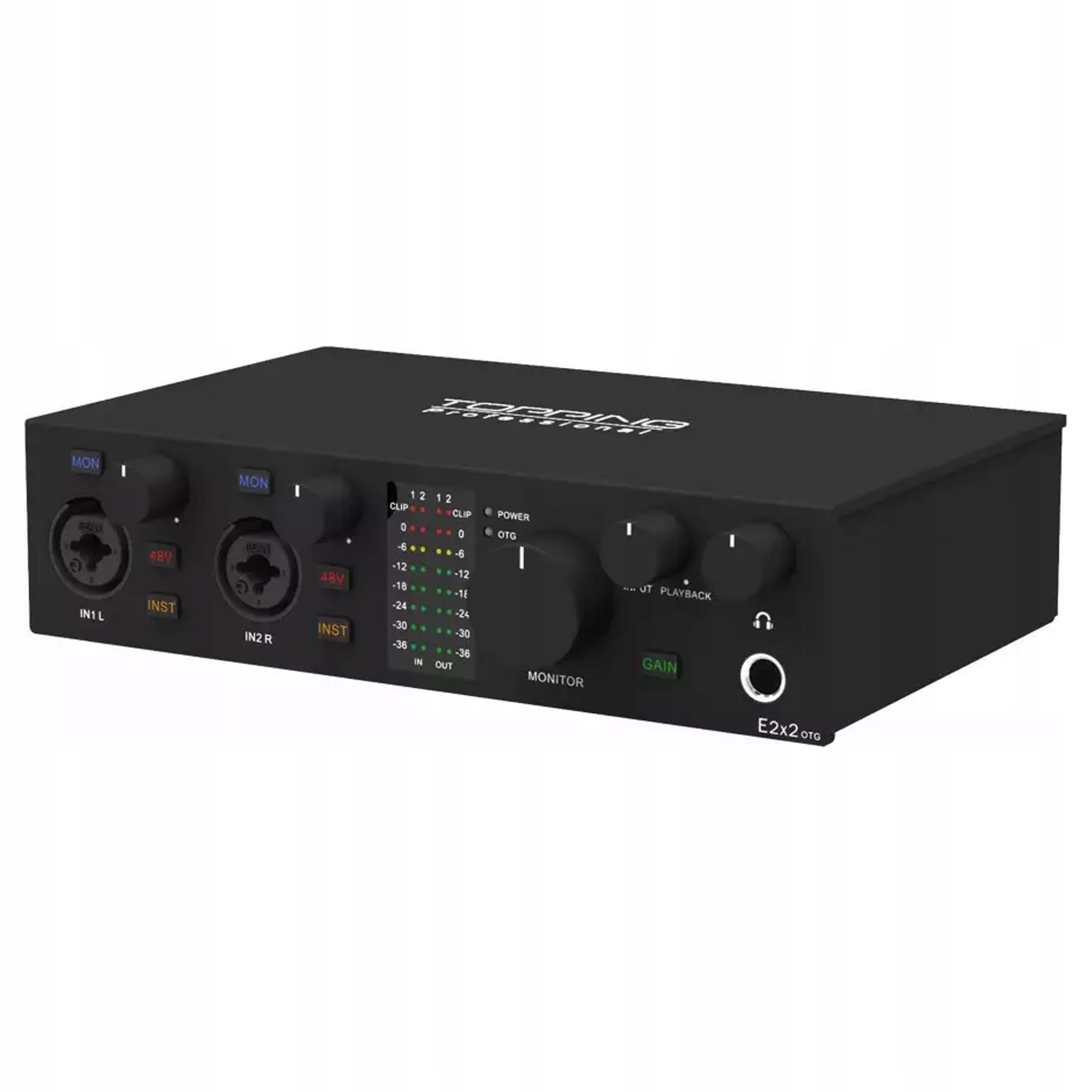 Interfejs Audio Topping E2x2 OTG – Profesjonalne rozwiązanie audio
